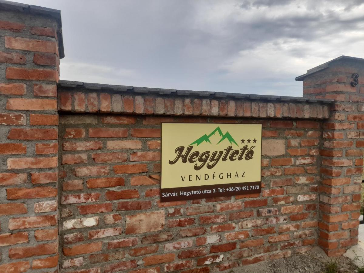 Hegyteto Vendeghaz Villa Sárvár Екстериор снимка